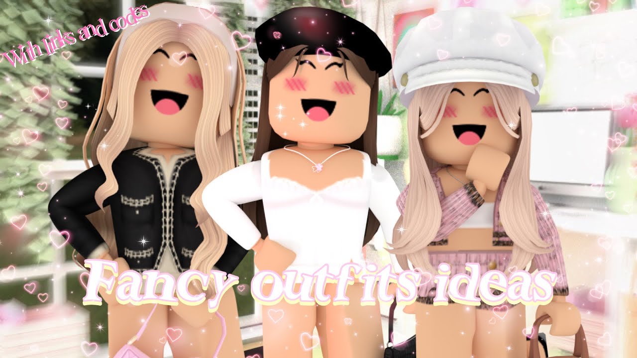 FANCY OUTFITS IDEAS || *bloxburg outfits* || WITH CODES AND LINKS ...