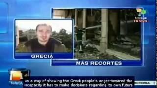 Anger of the Greek people exploded in protests and vandalism