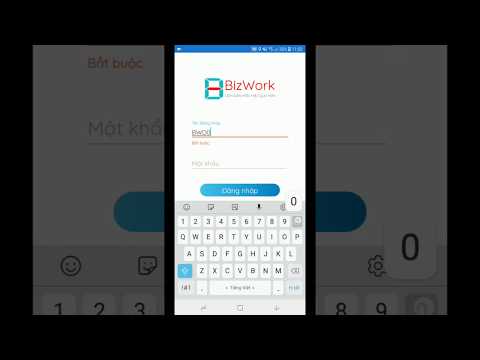 BizWork - Hướng dẫn sử dụng - đăng nhập lần đầu