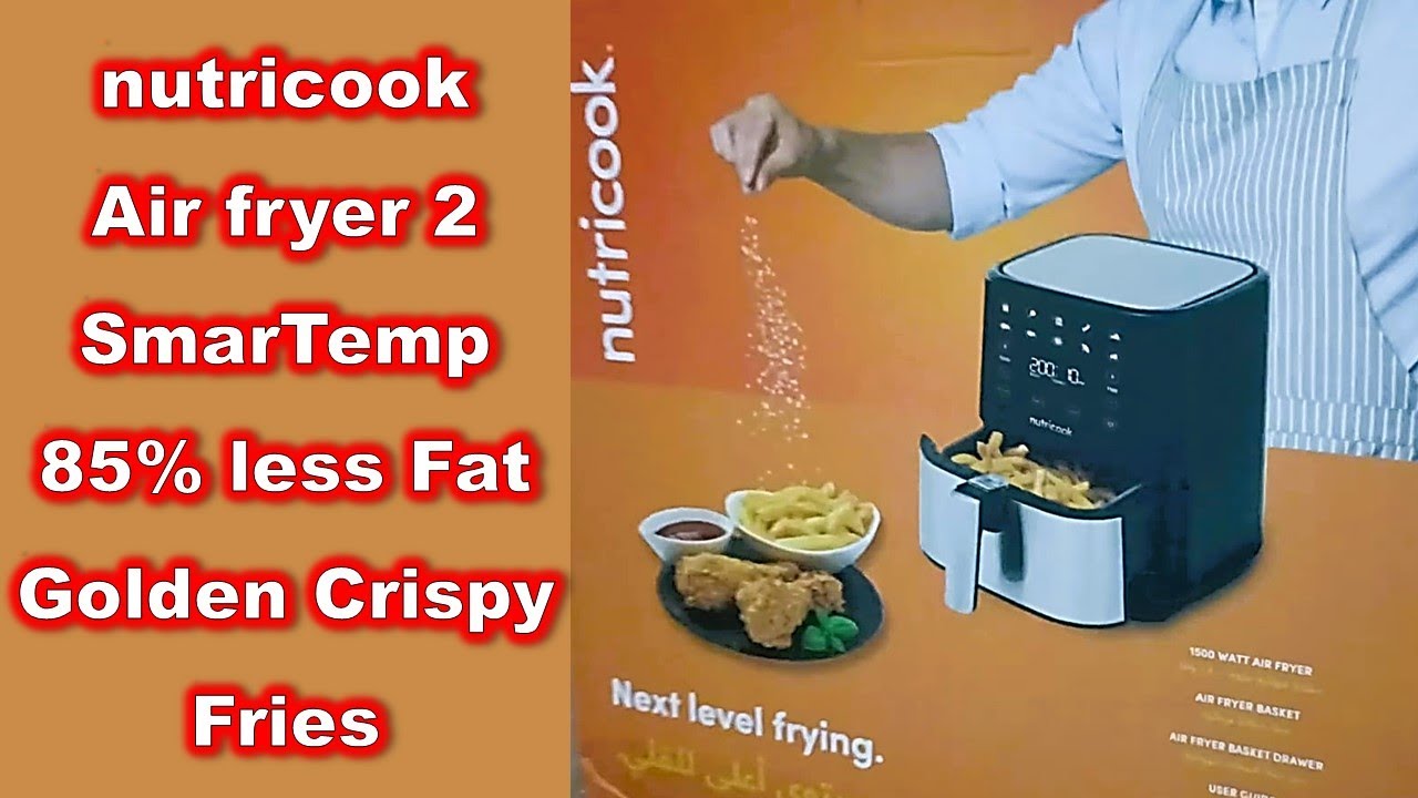 Nutricook Air Fryer 2 - unboxing, Demo & Review, Nutricook Air fryer Demo  video