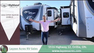 2022 Highland Ridge Open Range 322RLS  Layzee Acres RV Sales