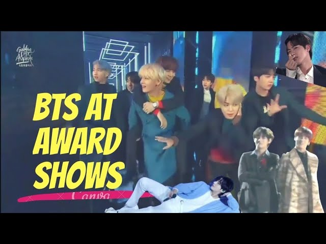 BTS being BTS at Award Shows class=