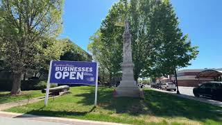 Newton, North Carolina! Downtown, Catawba Co Confederate Monument & Courthouse (April 16, 2025)