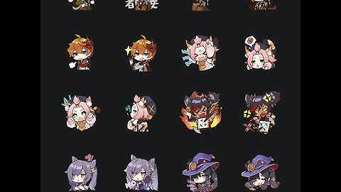 How to get Official Genshin Impact Stickers/Emojis on WeChat