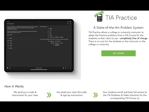 TIA Practice for Higher Education Overview