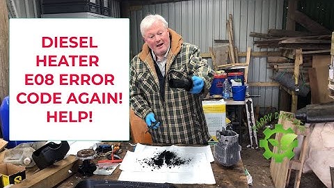 Diesel Heater E08 error again  Please help !