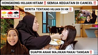 HONGKONG HUJAN HITAM‼️TKW TERISOLASI‼️SUAPIN ANAK MAJIKAN HONGKONG PAKAI TANGAN‼️