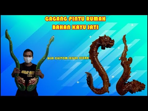  GAGANG  PINTU  RUMAH HANDLE PINTU  MINIMALIS BAHAN KAYU  