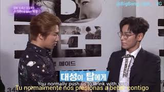 TODAE - Daesung jealous of paitings?😂 | TOP & DAESUNG | BIGBANG [eng/esp subs]