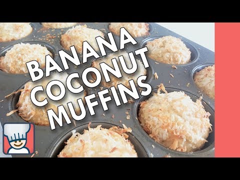 How to make banana coconut muffins