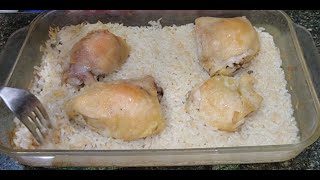Quick Easy Baked Chicken and Rice Pilaf