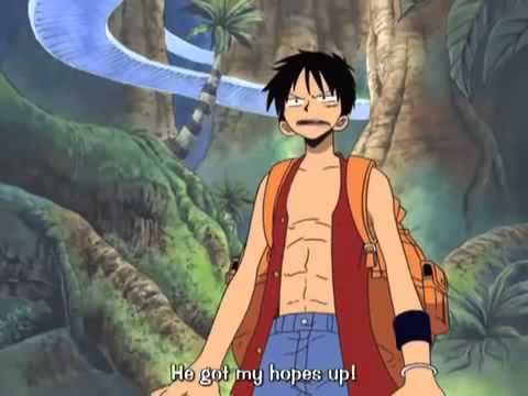 One Piece Luffy Singing Baka Song Skypiea Island Episode 169 From Pt5 Youtube