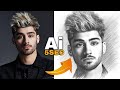 Picsart Pencil Sketch Effect Photo EditingTutorial 2024 || Fan Made Pencil DrawingEffect Picsart