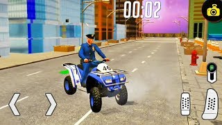 Street Advance Police Quad Bike Parking 2k19 - Android Gameplay screenshot 1