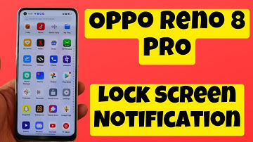 Oppo Reno 8 Pro Lock Screen Notification Settings || Hide Notification content