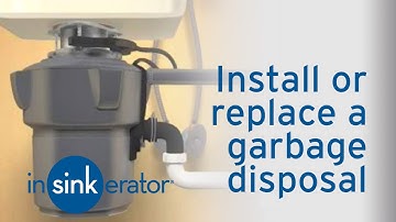 How to Install / Remove a Garbage Disposal - InSinkErator