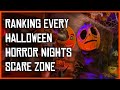 Halloween Horror Nights 2022 Scare Zone Anticipation Hype List | Universal Orlando HHN 31