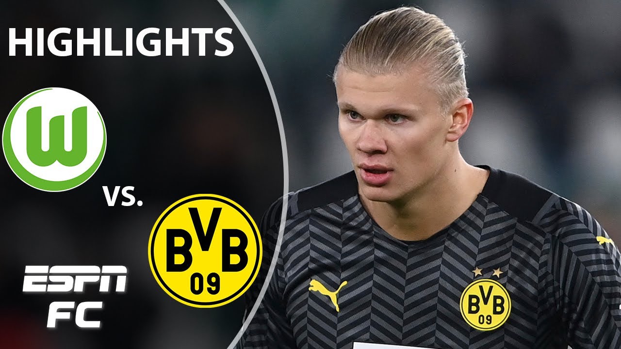 Erling Haaland leads Dortmund past Wolfsburg | Bundesliga Highlights | ESPN FC