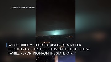 Video of massive light flashes captured from airplane near MSP Airport