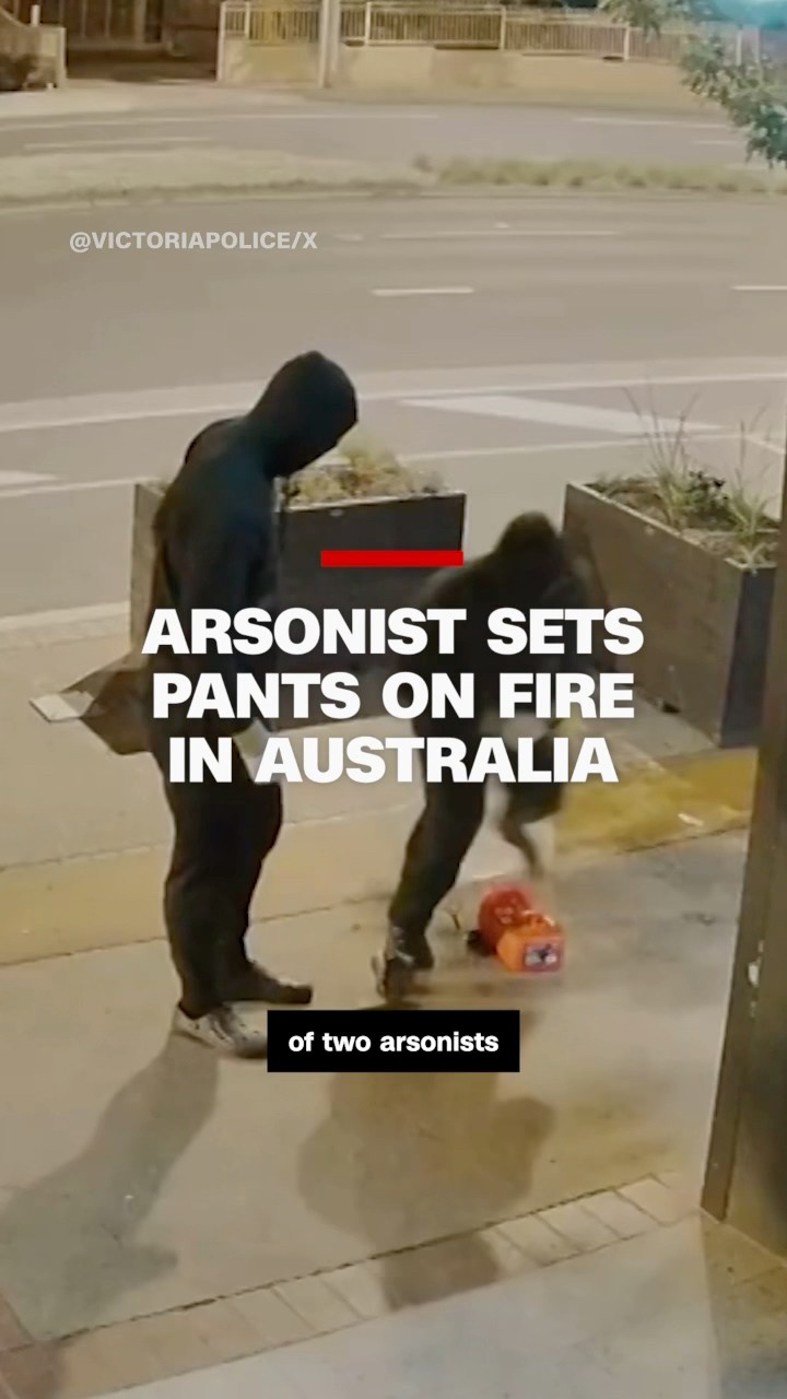 Arsonist sets pants on fire in Australia