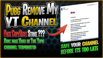 I Got 25 Copyright Strike By Tencent😭-PUBG remove my channel | Why Tencent giving Copyright Strikes😭