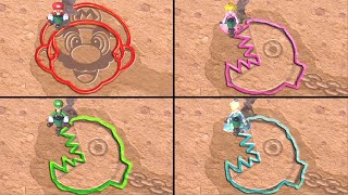 Mario Party Superstars Minigames - Mario Vs Luigi Vs Yoshi Vs Donkey Kong (Master Difficulty)