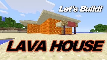Minecraft Xbox 360: How to build a Lava House! Part 3 (Gameplay Tutorial)