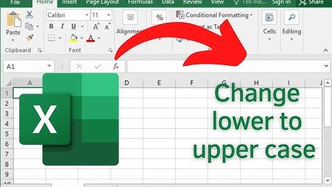 Change Lower case (small letters) to Upper case ( capital letters) in Excel |**TechLearning_Hub:**|