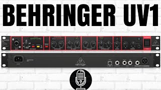 Behringer Ultravoice UV1  Vocal Processor & Audio INTERFACE w/ xm8500  The DBX 286S Killer? $179!