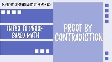 An Intro to Proof Based Math: Proof by Contradiction
