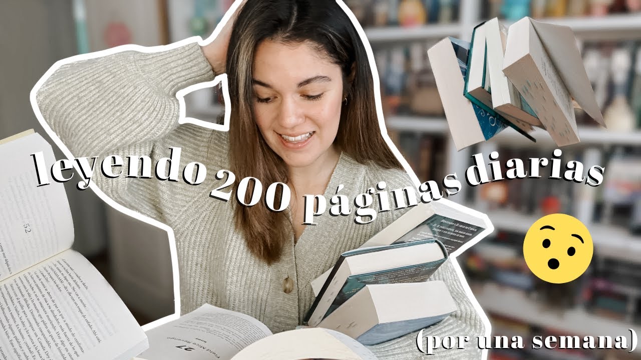 intento leer 200 páginas todos los días😵‍💫📖 (por una semana) | vlog