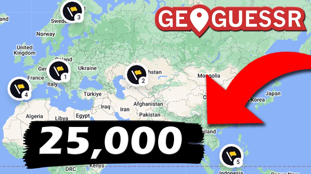 Getting a PERFECT SCORE for 10,000th GEOGUESSR GAME - YouTube