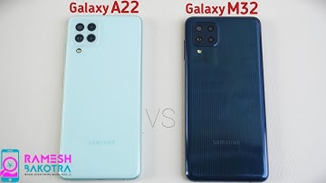 Galaxy A22 vs Galaxy M32 Speed Test and Camera Comparison