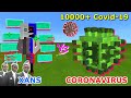 XANS vs. 10.000+ CORONAVIRUS (Covid-19) | HE KILL ME in CREATIVE MODE | Astronomia Coffin Minecraft