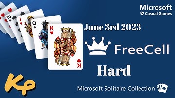 Microsoft Solitaire Collection - Daily Challenge - TriPeaks Medium - June 3rd 2023 - 2023-06-03