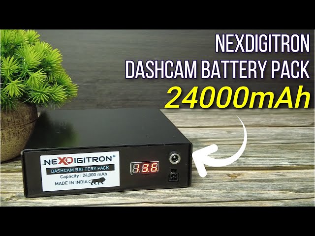 DashCam Battery Pack for DDPAI DashCams (Type-C) - 24,000 mAH – NEXDIGITRON®