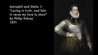 Philip Sidney Astrophil And Stella 1 Loving In Truth And Fain In Verse My Love To Show