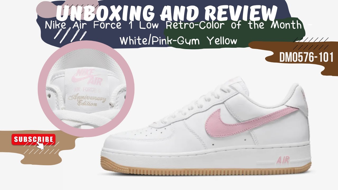 Nike Air Force 1 Low Since 82 Pink Gum DM0576-101