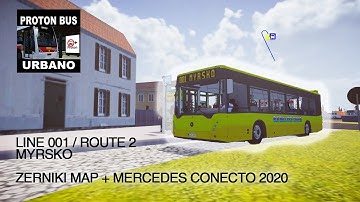 Map Zerniki Update: Line 001 Route 2 + New Features and Mercedes-Benz Conecto 2020