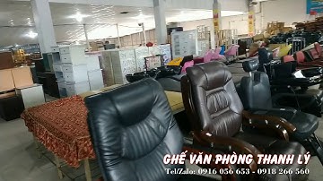 THANH LÝ GHẾ VĂN PHÒNG  - CHỢ ĐỒ CŨ LỚN NHẤT BÀ RỊA VŨNG TÀU - 0916 056 653 * 0918 266 560