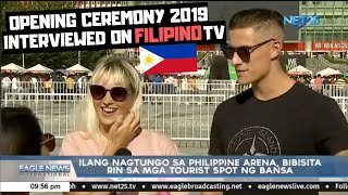 SEA GAMES Opening Ceremony 2019!! REACTING to OUR Interview on Philippines National TV!?