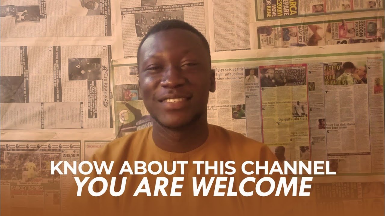 Israel Ayanwuyi Channel Trailer | Welcome to my Channel - YouTube