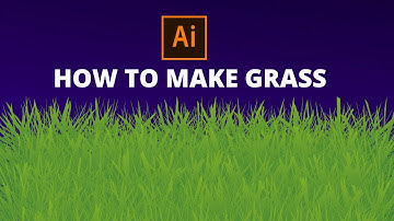 How to make Grass Texture in Adobe illustrator Tutorial
