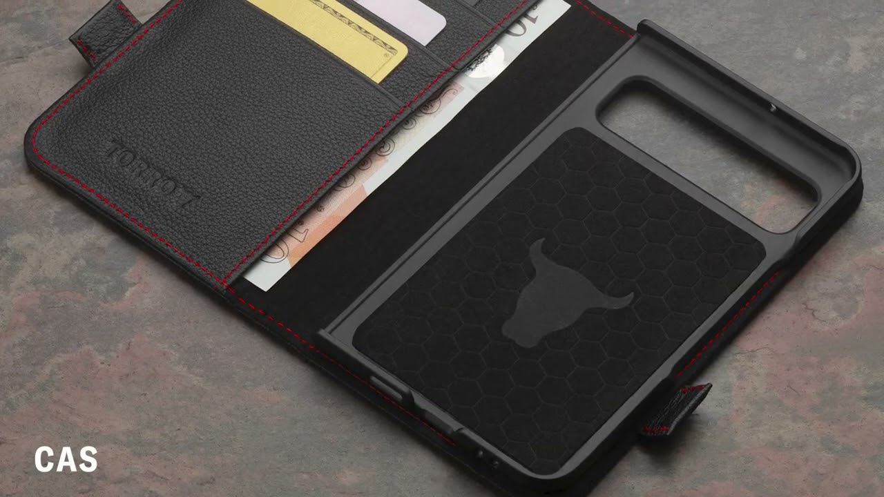 Premium Leather Wallet Case for Google Pixel Fold by TORRO