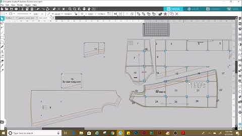 Cutting Digital patterns with Silhouette Cameo