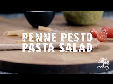 truRoots® Recipe: Penne Pesto Pasta Salad