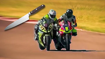 FIGHTING ON TRACK WITH BIKES? - A DUEL OR A WAR ON BIKES [ENGLISH SUBTITLES]