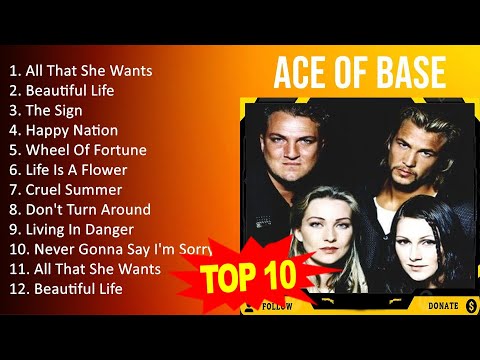 Ace Of Base 2023 - Greatest Hits, Full Album, Best Songs - All That She Wants, Beautiful Life, T...