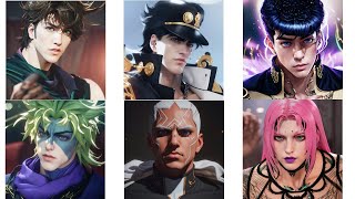 ❤️JoJo's Bizarre Adventure all main character in real life（part1-8）