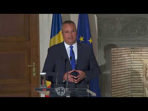 07/06/22 Declarații de presă comune susținute de PM  Nicolae-Ionel Ciucă și PM  Kyriakos Mitsotakis